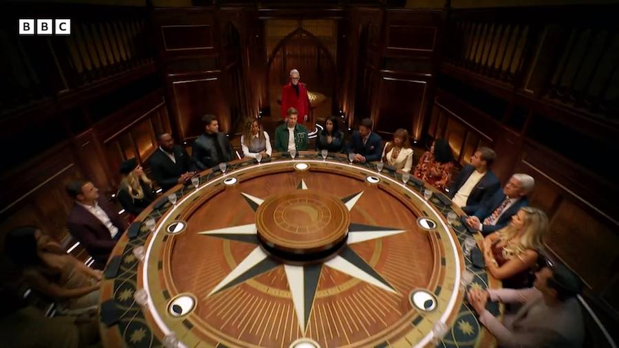 Screenshot from BBC's "The Traitors"