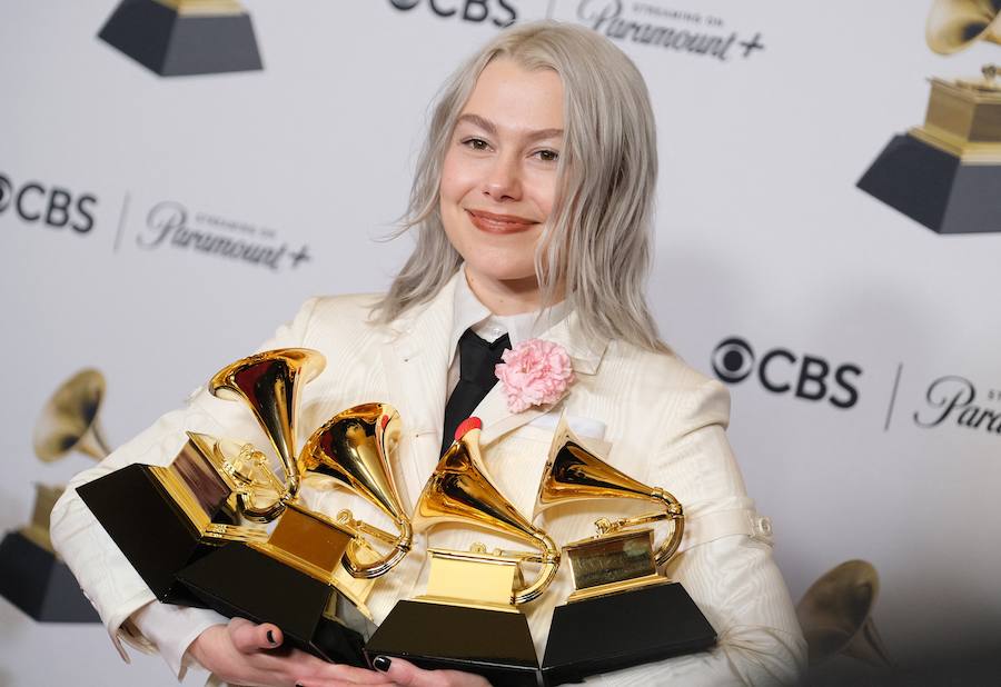 Singer Phoebe Bridgers at the 2024 Grammy Awards