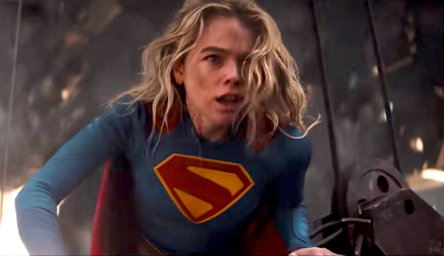Screenshot of Milly Alcock in the DC and Warner Bros. 2026 movie 'Supergirl'