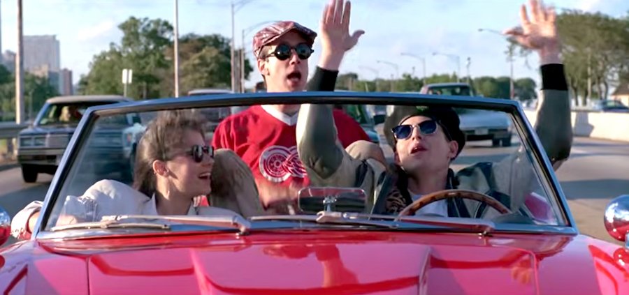 Screenshot from the 1986 film 'Ferris Bueller's Day Off'