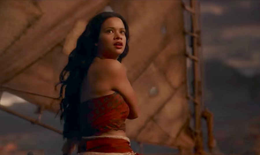 Screenshot of Catherine Laga'aia from the 2026 live-action remake of Disney's 'Moana'