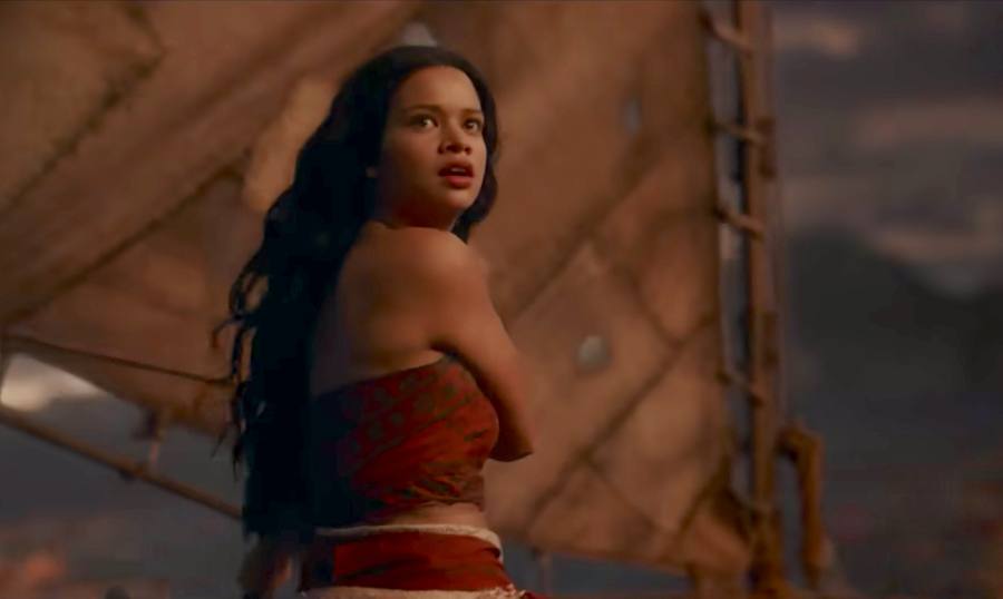 Screenshot of Catherine Laga'aia from the 2026 live-action remake of Disney's 'Moana'