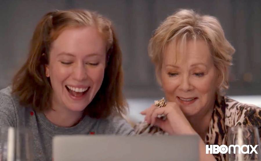 Screenshot of Hannah Einbinder and Jean Smart from HBO's "Hacks"