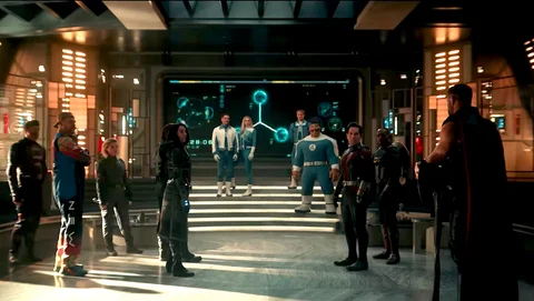 Screenshot from the 2026 movie 'Avengers: Doomsday'