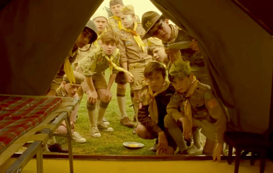 Screenshot from the 2012 film 'Moonrise Kingdom'