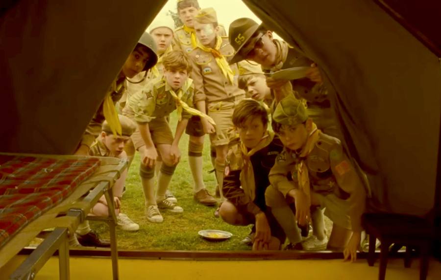 Screenshot from the 2012 film 'Moonrise Kingdom'