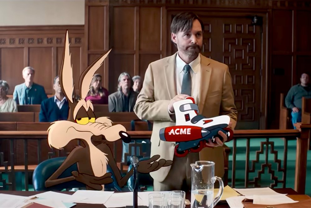 Screenshot from the Warner Bros. film 'Coyote vs Acme'