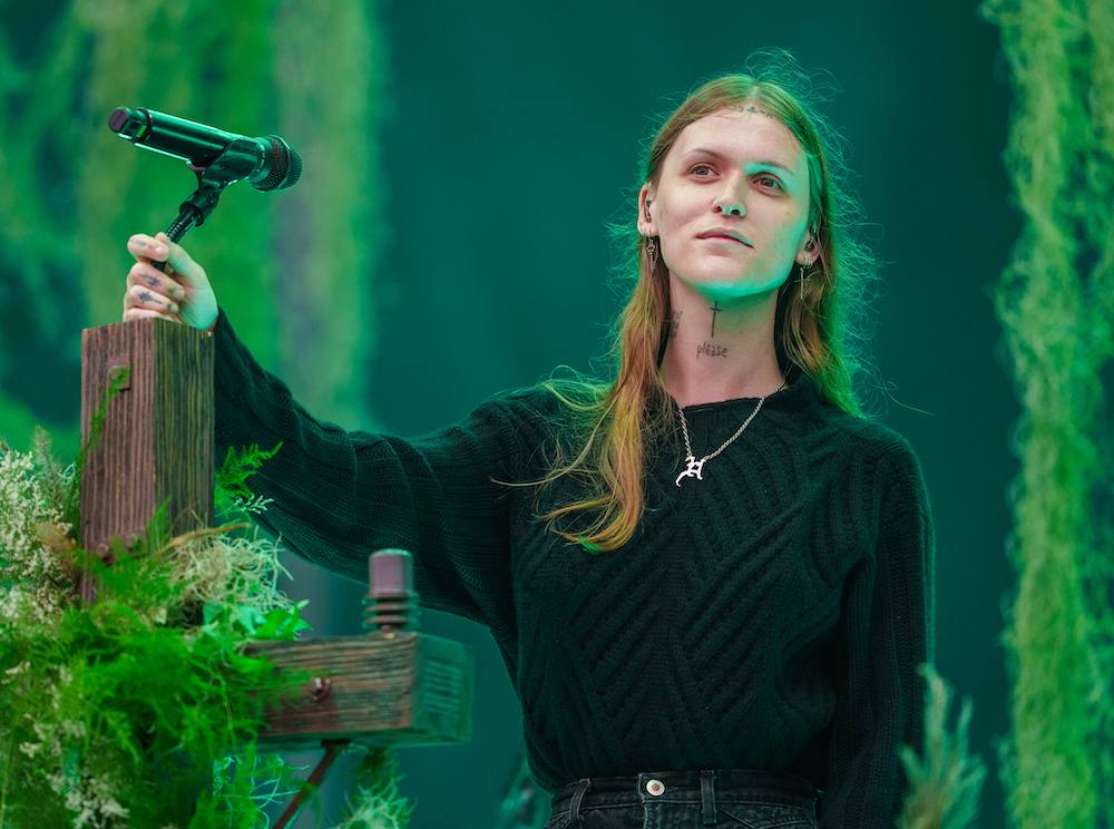 Ethel Cain performs at the 2026 Lollapalooza music festival