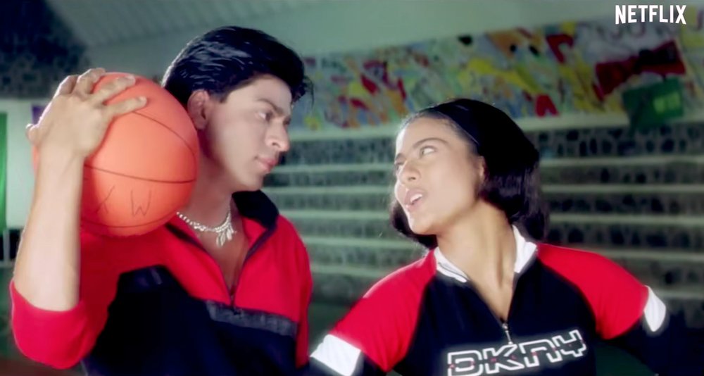 Screenshot from the 1998 Bollywood film 'Kuch Kuch Hota Hai'