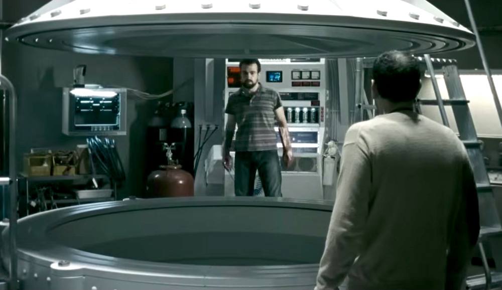 Screenshot from the 2007 sci-fi film 'Timecrimes'