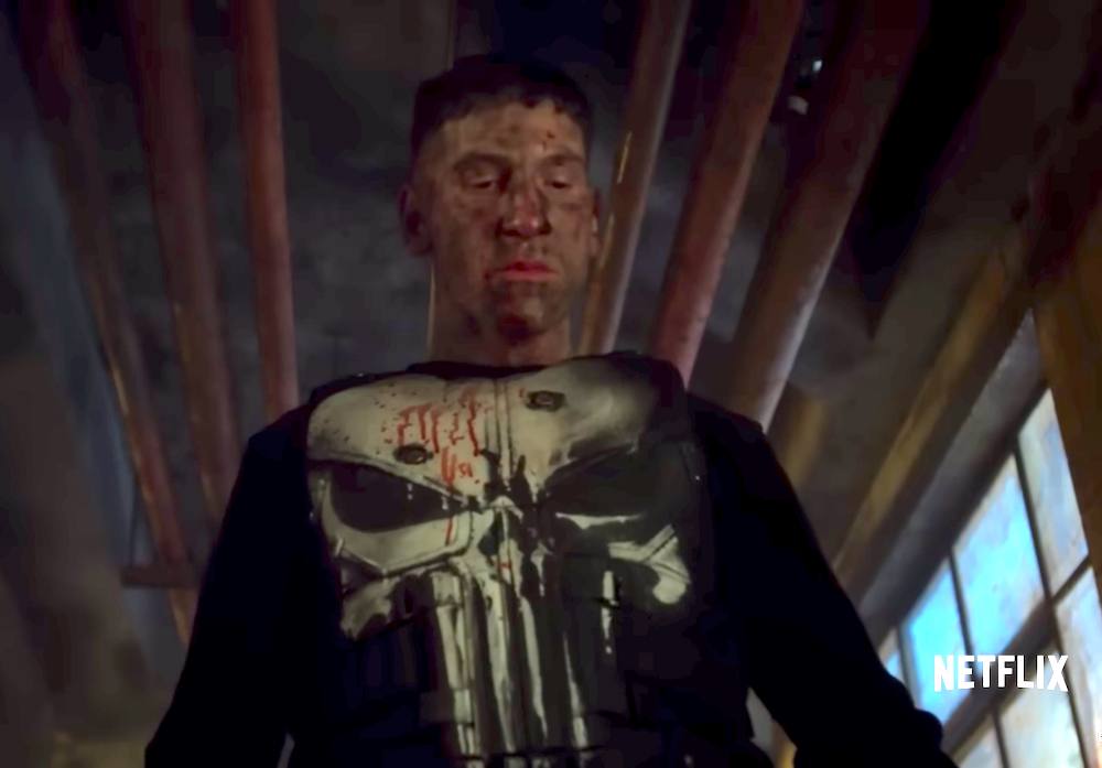 Screenshot of Jon Bernthal from Netflix's Marvel series "The Punisher"