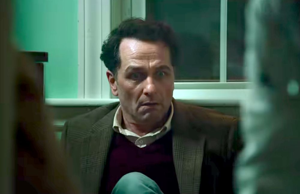 Screenshot of Matthew Rhys from Apple TV's "Widow's Bay"