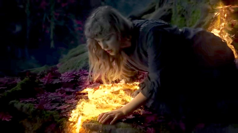 Screenshot from Taylor Swift music video "Willow"