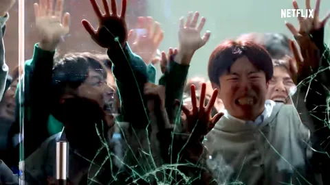 Screenshot from the 2022 Korean zombie film 'All of Us Are Dead'