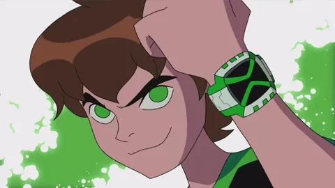 Screenshot from the opening of animated series "Ben 10"