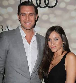 Actor Owain Yeoman is a first-time father