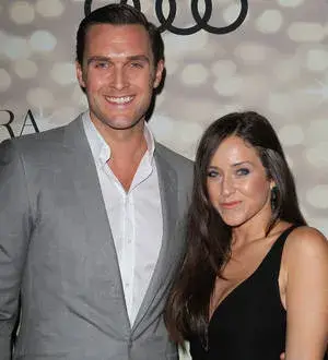 Actor Owain Yeoman is a first-time father