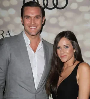 Actor Owain Yeoman is a first-time father