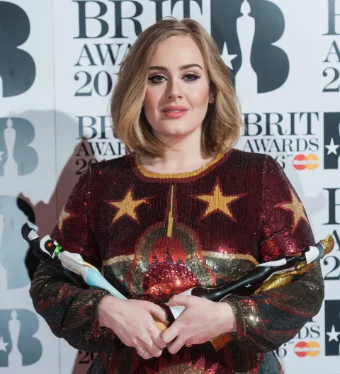 Adele holds up audience to photobomb superfan