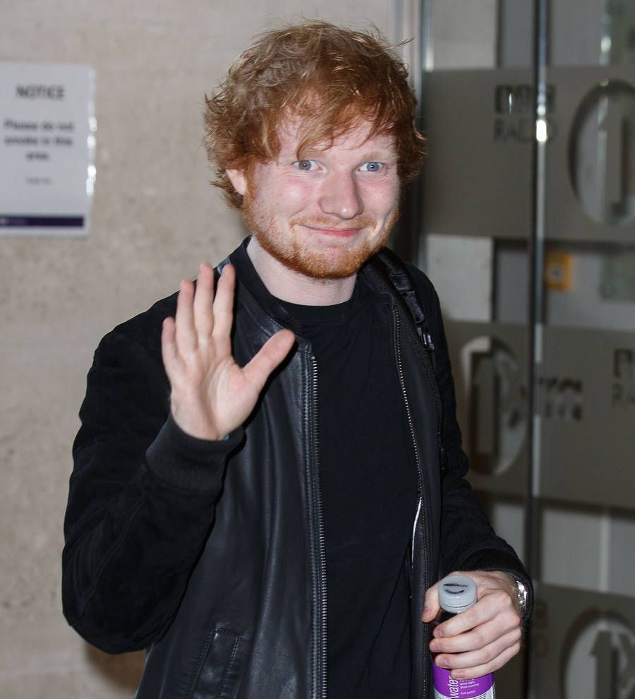 Ed Sheeran tweets from Bridget Jones movie set