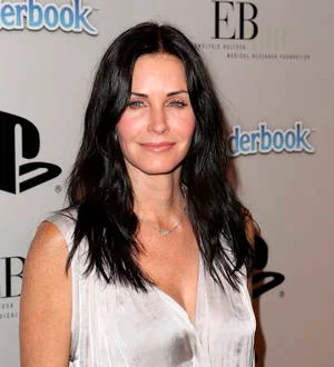 Courteney Cox takes a weekly pee on her balcony