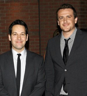 Jason Segel and Paul Rudd pucker up on SNL