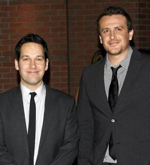 Jason Segel and Paul Rudd pucker up on SNL