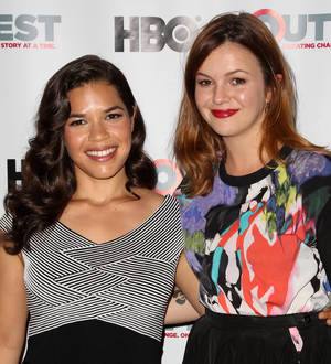 America Ferrera reunites with Sisterhood of the Traveling Pants cast