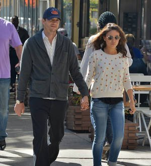 Ashton Kutcher and Mila Kunis make first public appearance with children