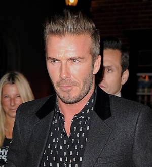 David Beckham in car crash