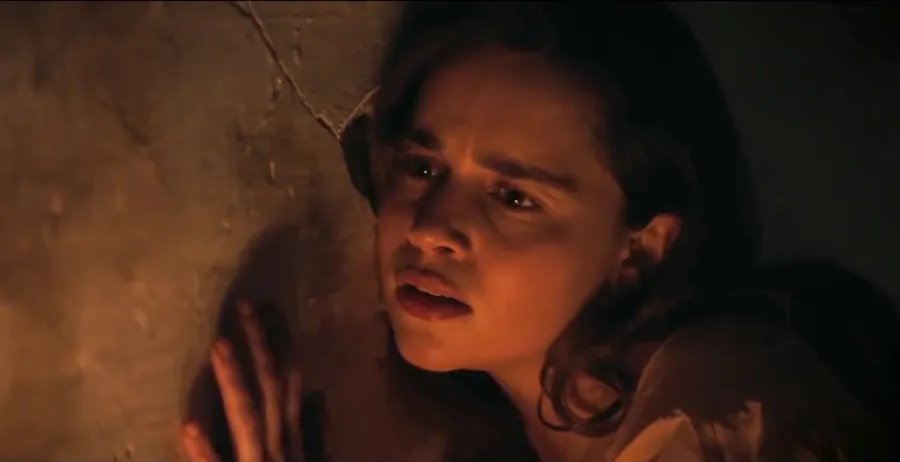 Emilia Clarke Hears a Scary 'Voice From The Stone'
