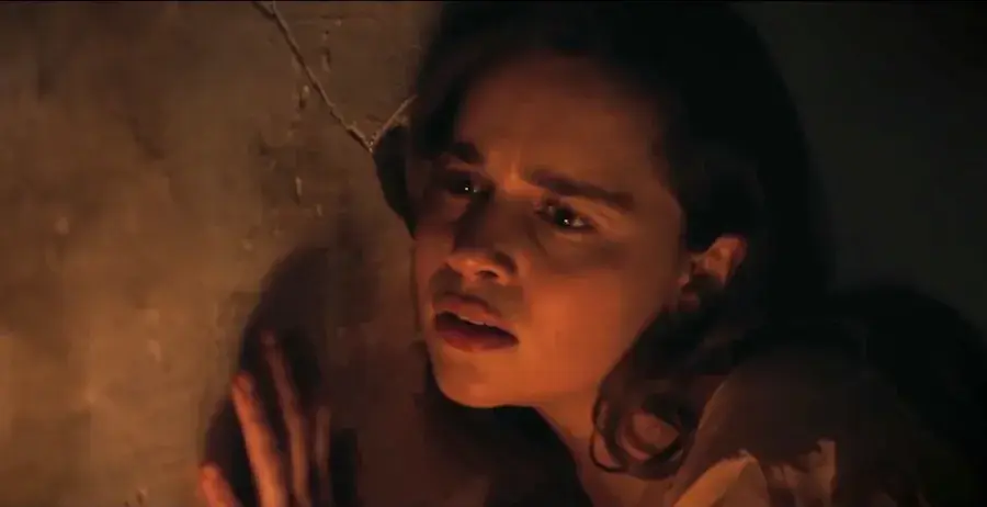 Emilia Clarke Hears a Scary 'Voice From The Stone'