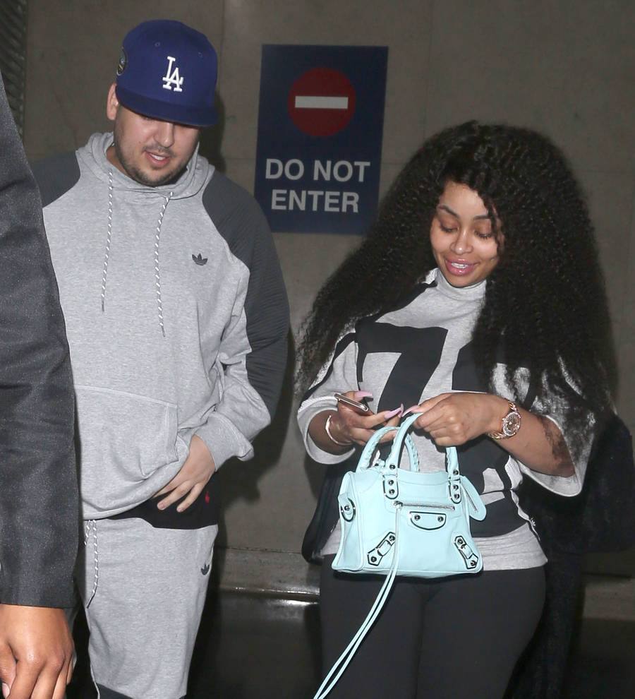 Kardashian-Jenners blank Rob and Blac Chyna engagement
