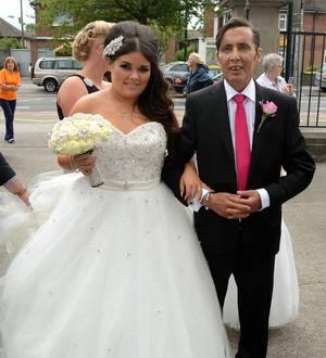Christy Dignam walks daughter down the aisle