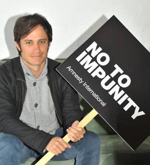 Gael Garcia Bernal backs Amnesty campaign
