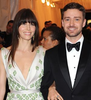 Jessica Biel and Justin Timberlake celebrate at engagement party