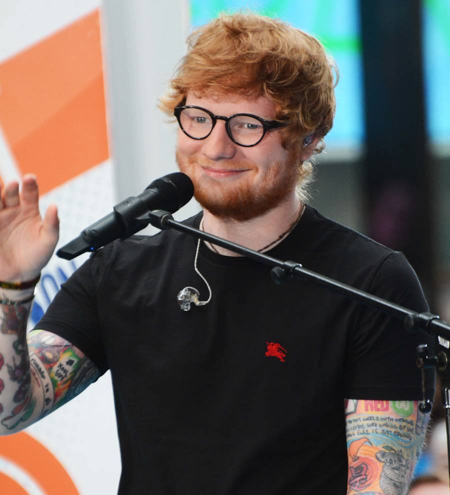 Ed Sheeran dines with artist hero David Hockney