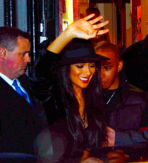 Nicole Scherzinger supports Lewis Hamilton before Australian Grand Prix