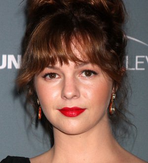 Amber Tamblyn arrived at her wedding barefoot in a kayak