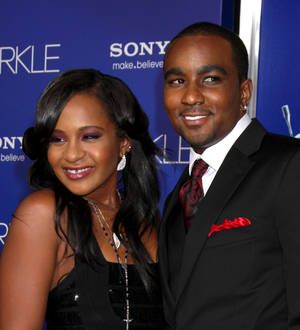 Nick Gordon praying for Bobbi Kristina Brown