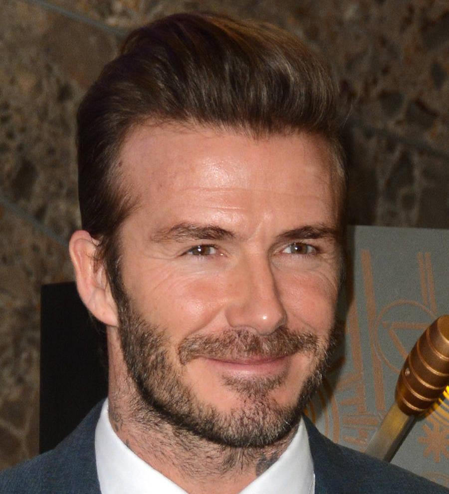 David Beckham chose to wear knickerbockers and ballet pumps to a wedding as a child