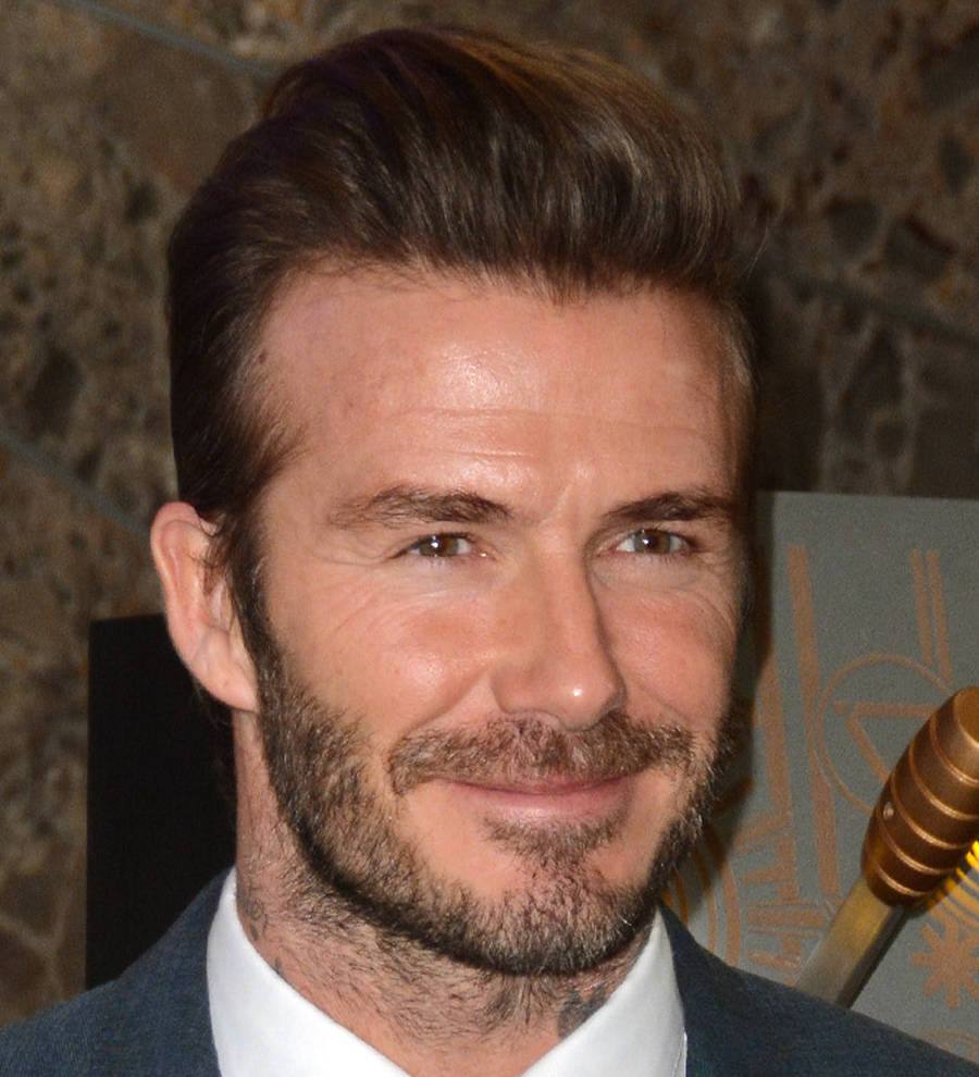 David Beckham chose to wear knickerbockers and ballet pumps to a wedding as a child