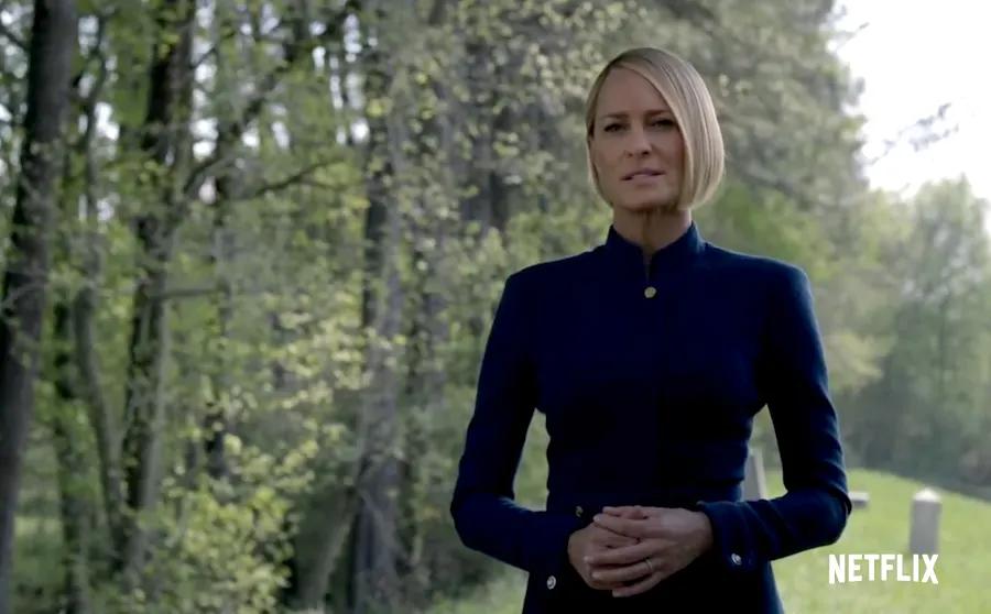 Robin Wright Ready To Take Charge of "House of Cards" Final Term!