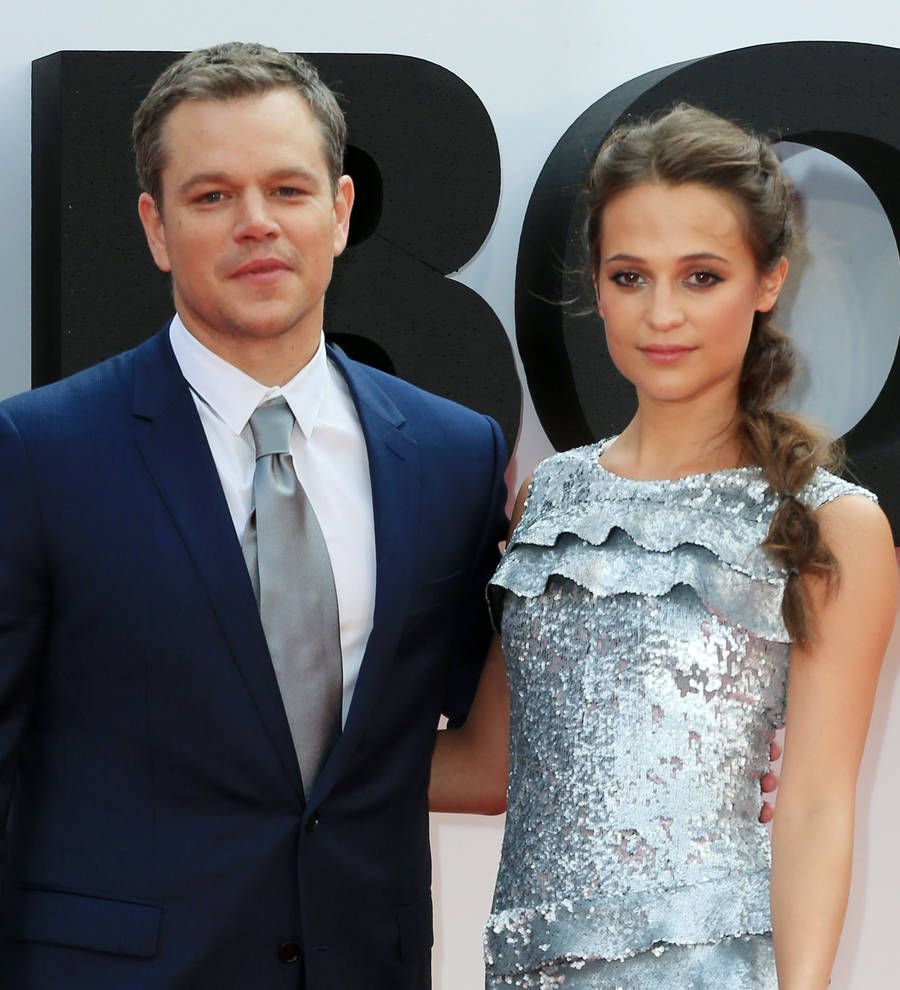 Matt Damon: 'The sky's the limit for Alicia Vikander'