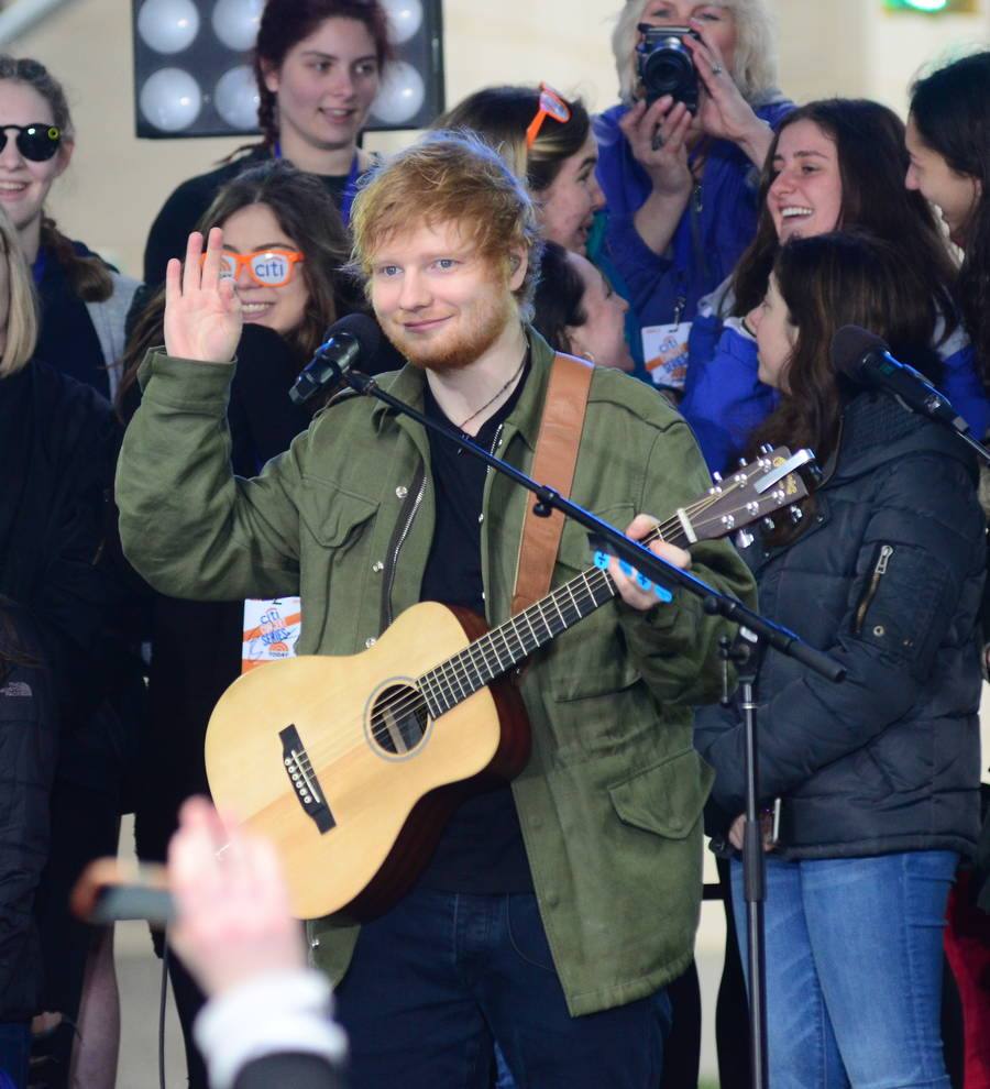 Ed Sheeran retains grip on U.K. charts