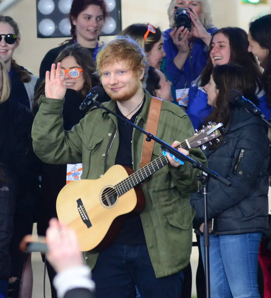 Ed Sheeran retains grip on U.K. charts