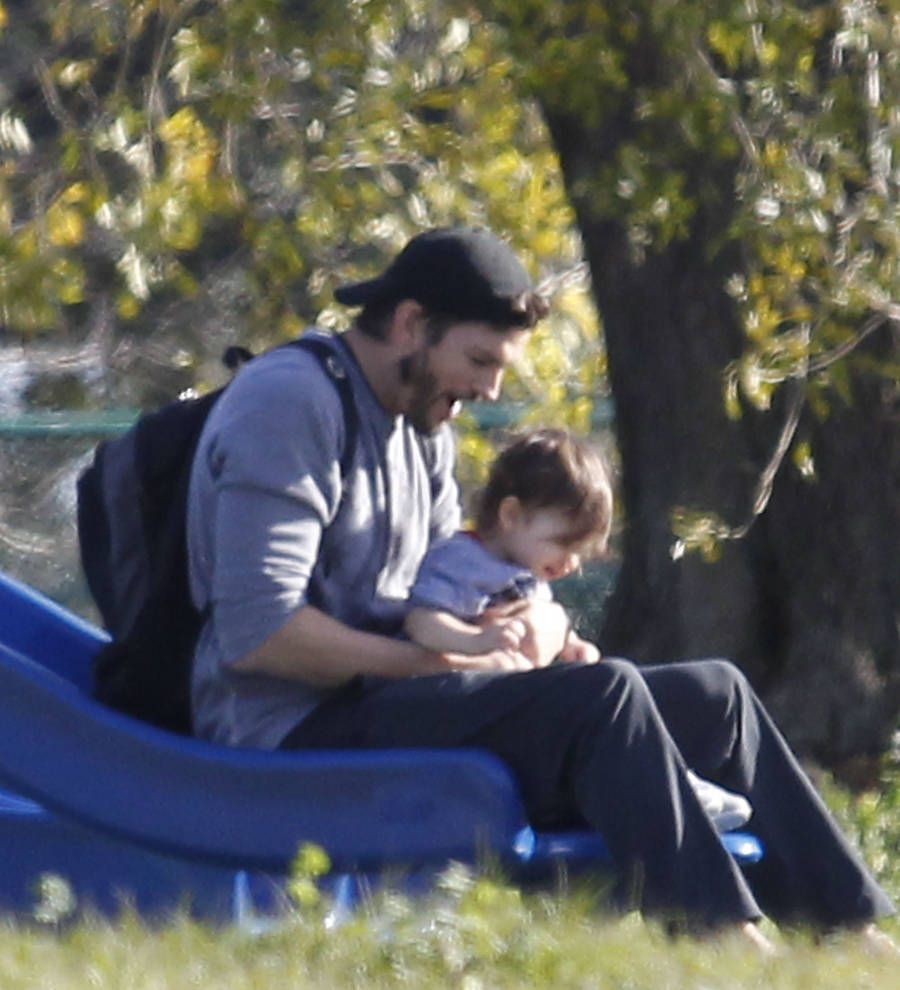 Ashton Kutcher constantly worries about daughter Wyatt