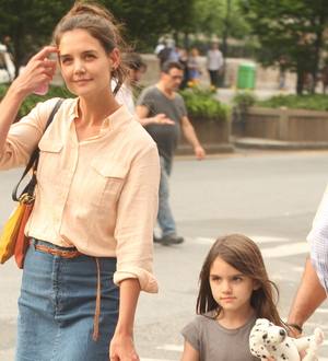 Katie Holmes uninjured after car crash