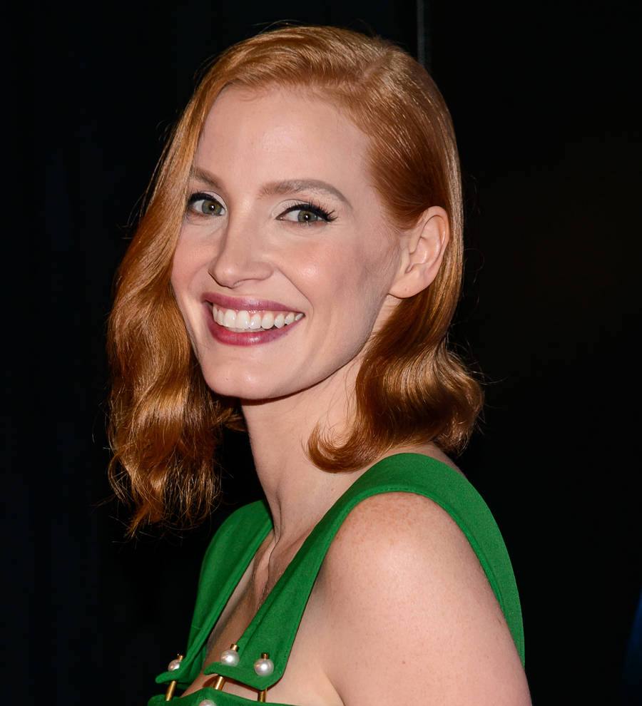 Madonna gets onstage spanking from Jessica Chastain