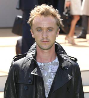 Tom Felton pranks Rupert Grint at Broadway stage door